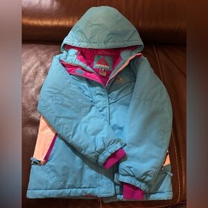 Gerry Weber Kids Teal and Pink Puffer Jacket